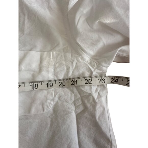 J. Crew Slim Untucked Flex Oxford Shirt Mens White Size XL Preppy NWT Formal - Picture 8 of 10